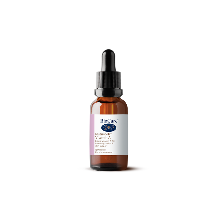 BioCare Nutrisorb liquid vitamin A for immunity, vision, and skin support.