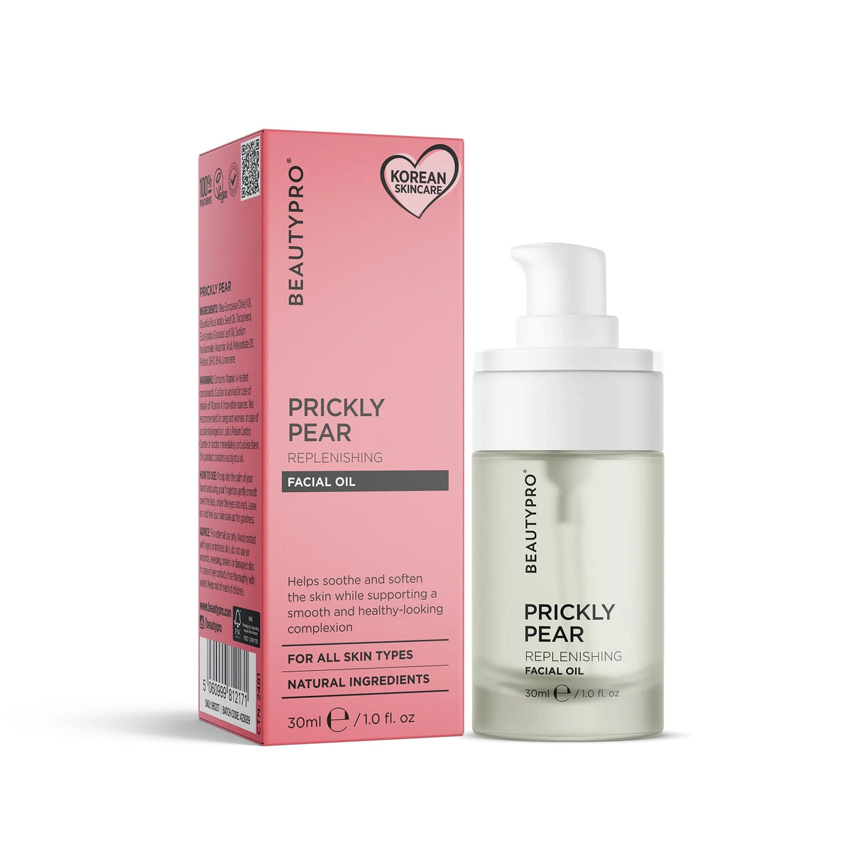 BeautyPro Prickly Pear Replenishing Facial Oil for All Skin Types.