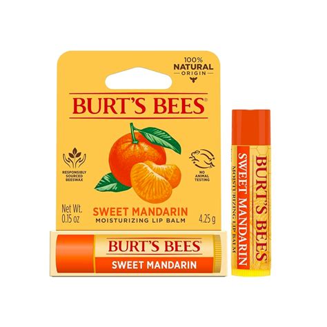 Burts Bees Sweet Mandarin Lip Balm Tube (4.25g)