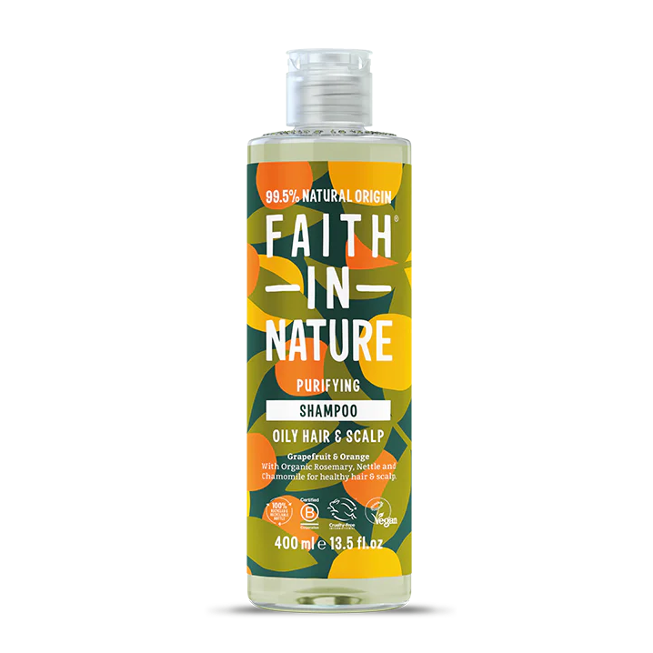 Faith In Nature Grapefruit & Orange Purifying Shampoo 400 ml .