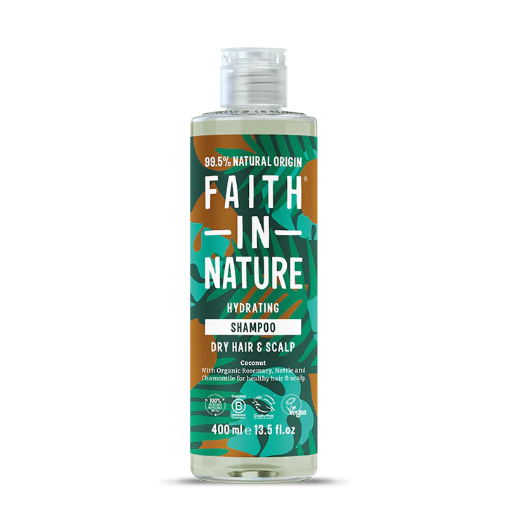 Faith In Nature Hydrating Coconut Shampoo bottle 400 ml.