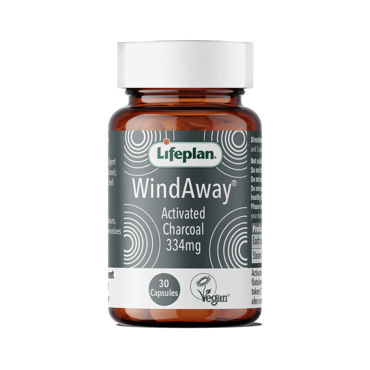Lifeplan WindAway Activated Charcoal – 90 Capsules