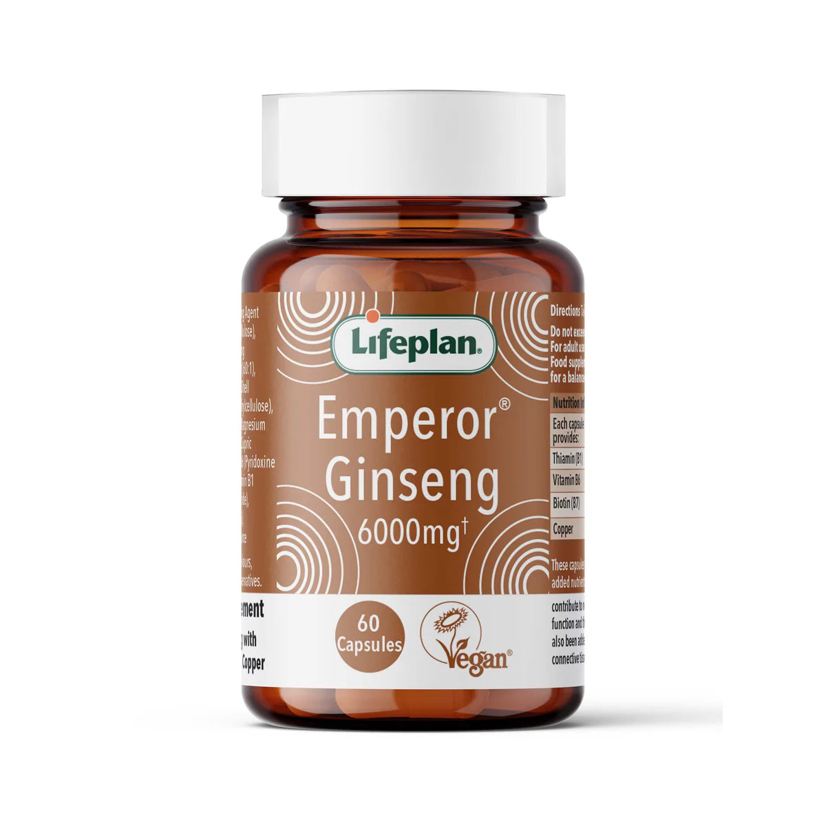 Lifeplan Emperor Ginseng 6000mg – 60 Capsules