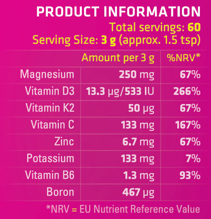 MAG365 BF Bone Formula - Unflavoured