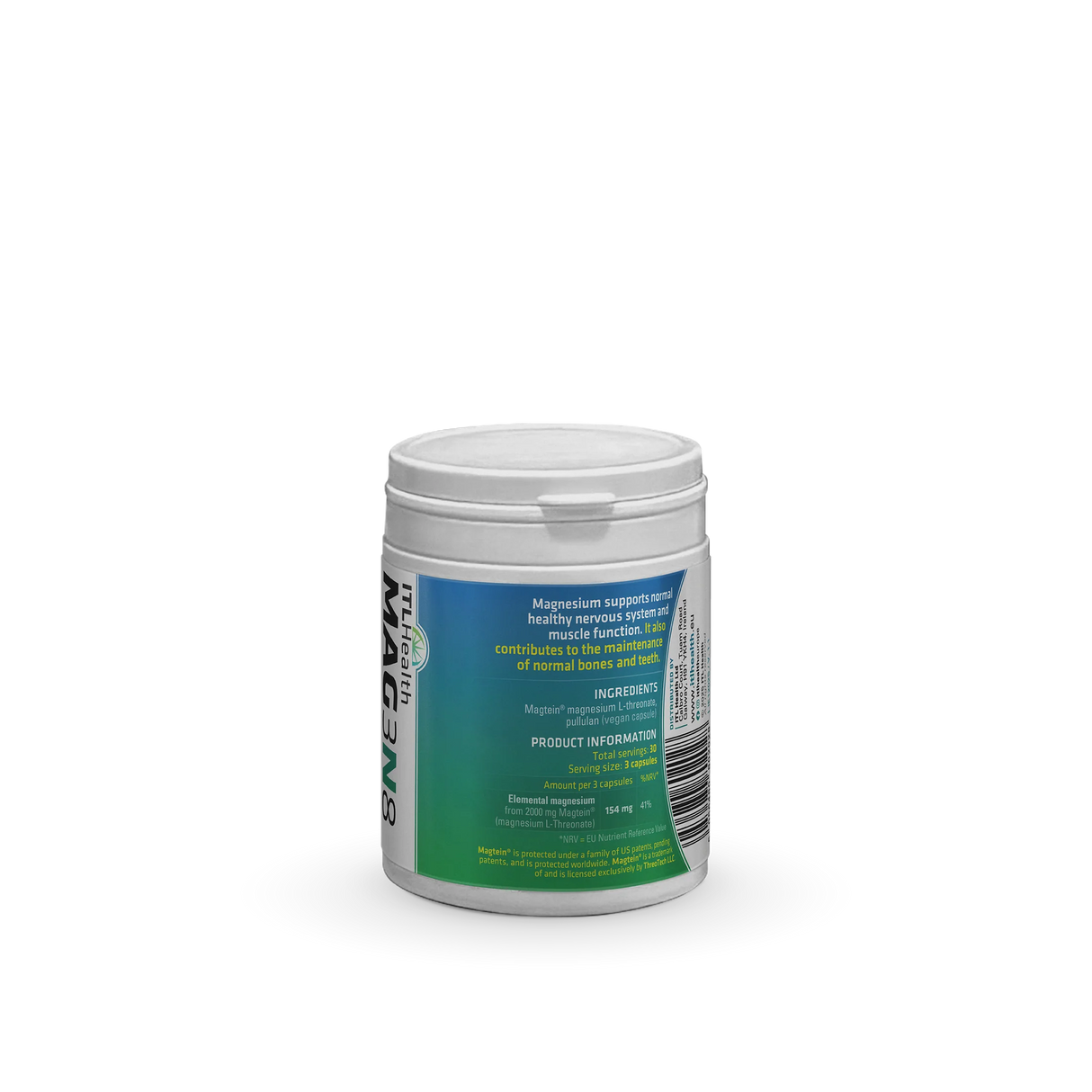 MAG3N8 Pure Magnesium Threonate – 90 Capsules