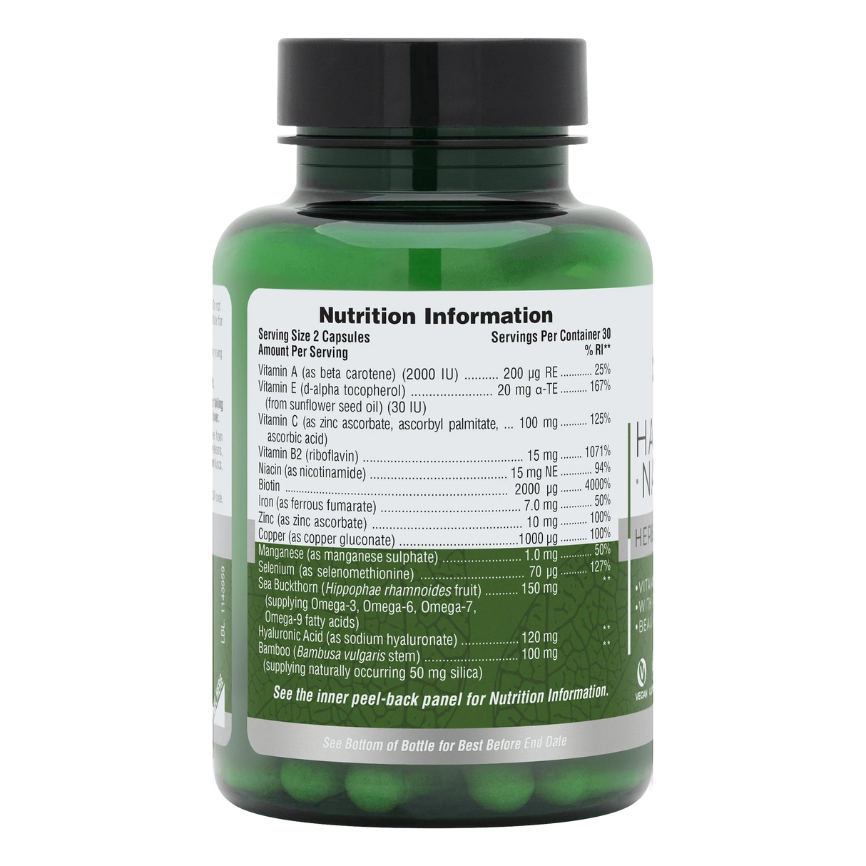 Nature’s Plus BioAdvanced Hair, Skin and Nails – 60 Capsules