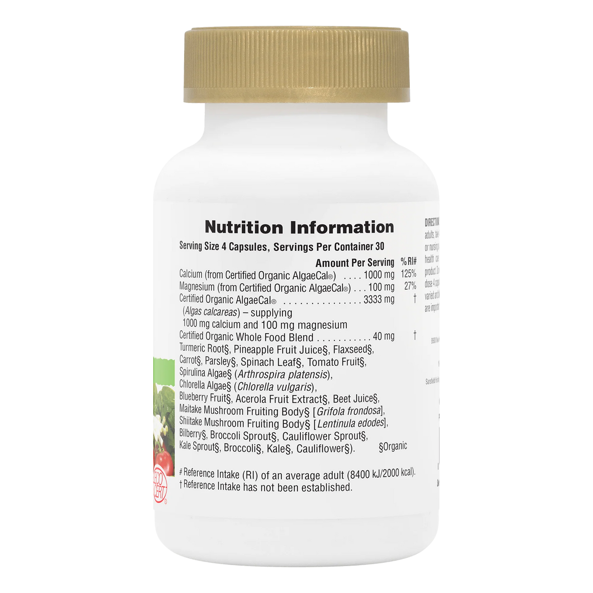 Nature's Plus Source of Life Garden Organic Calcium (120 Capsules)