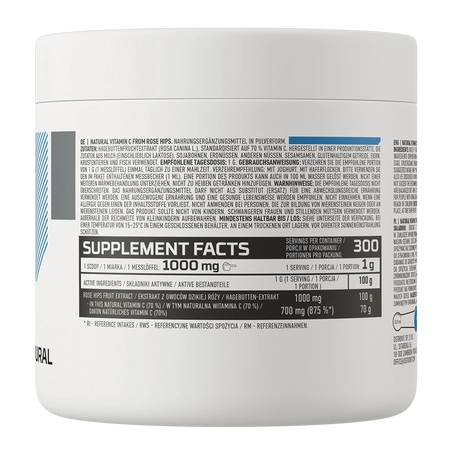 Ostrovit Natural Vitamin C from Rosehips - Powder 300g