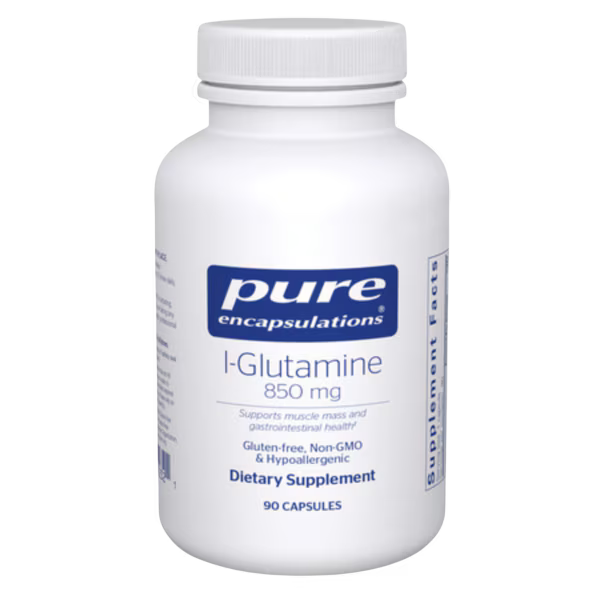 Pure Encapsulations L-Glutamine 850mg - 90 capsules