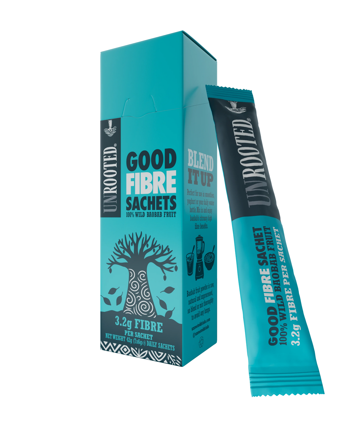 Unrooted Baobab Powder Sachets