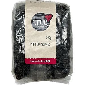 True Food Pitted Prunes 500g