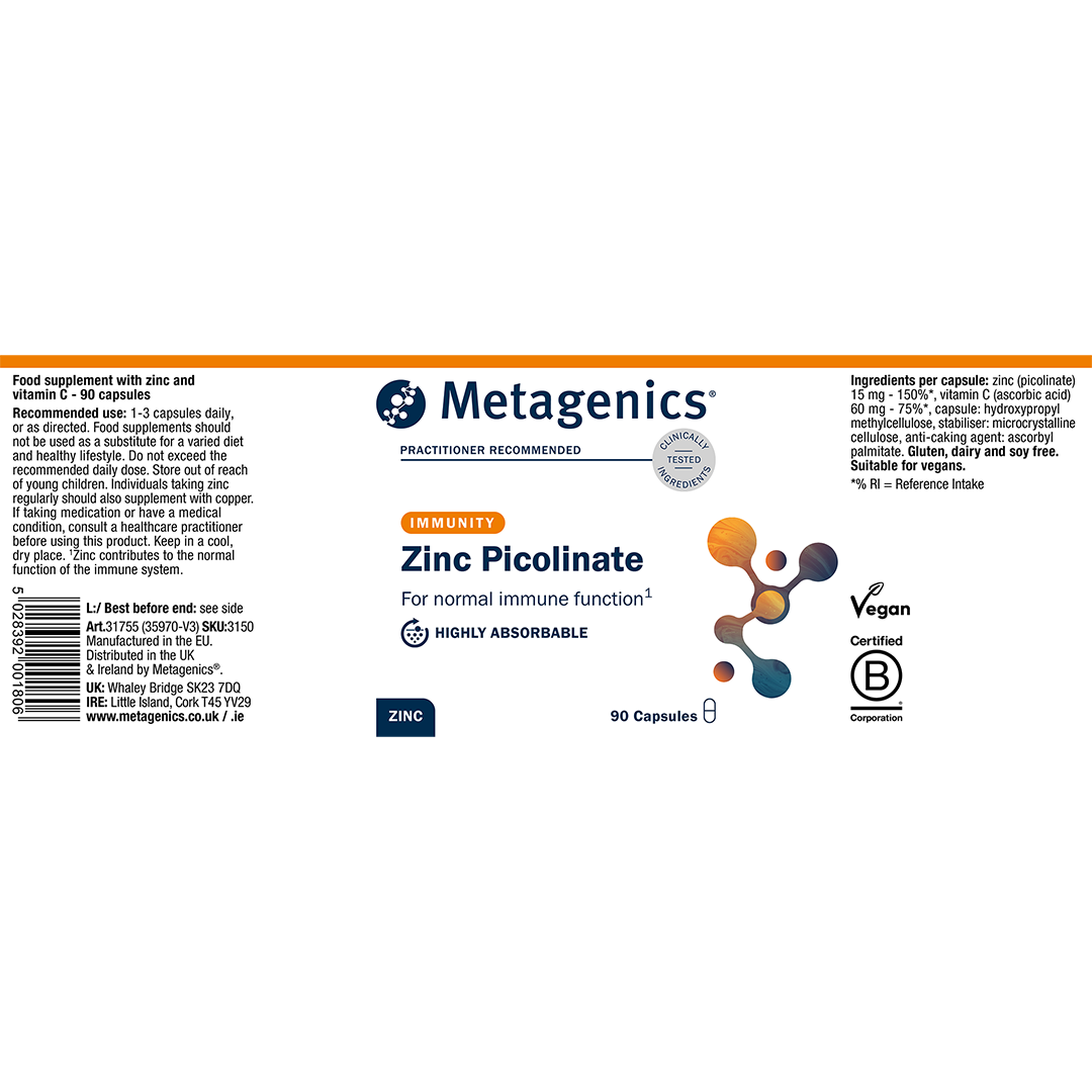 Metagenics Zinc Picolinate 90 caps