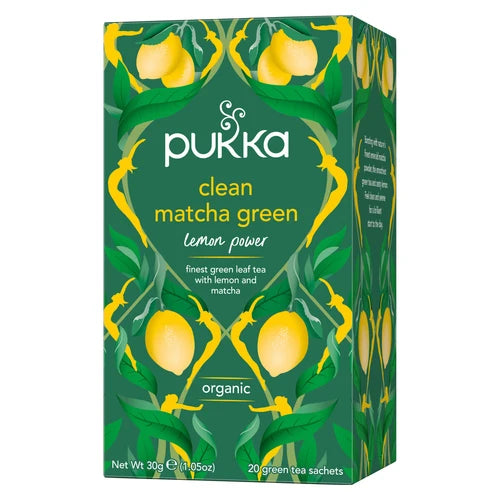 Pukka Organic Clean Green Matcha – 20 Tea Bags