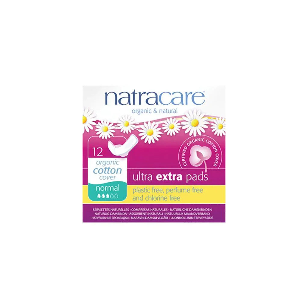 Natracare Ultra Extra Pads with Wings Long 8s product image