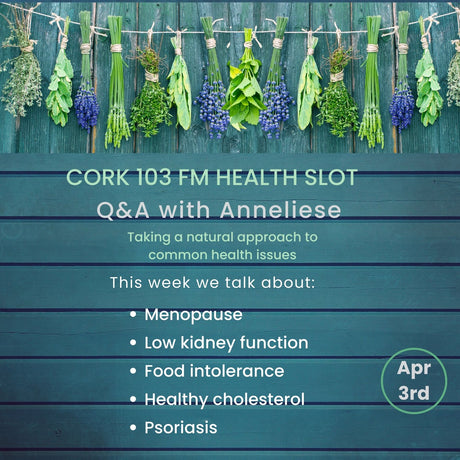 Cork 103FM Health Slot with Anneliese Dressel