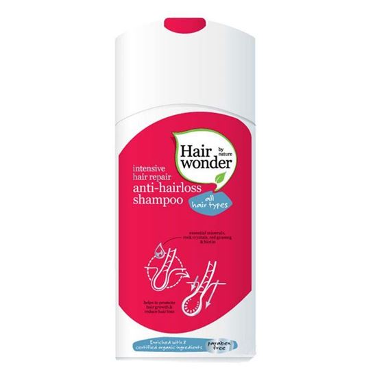 Hair Wonder intensive anti-hairloss shampoo for all hair types.
