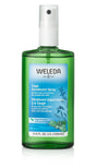 Weleda Sage deodorant spray with herbal odor protection without aluminum.