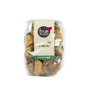 True Natural Goodness organic figs, 500g pack of dried whole figs.