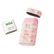 "Wild deodorant set, consisting of a refillable case and a 40g deodorant refill, featuring a romantic pink floral and bow design in collaboration with LoveShackFancy."