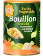 Marigold Swiss Vegetable Bouillon instant stock powder in 500g container.