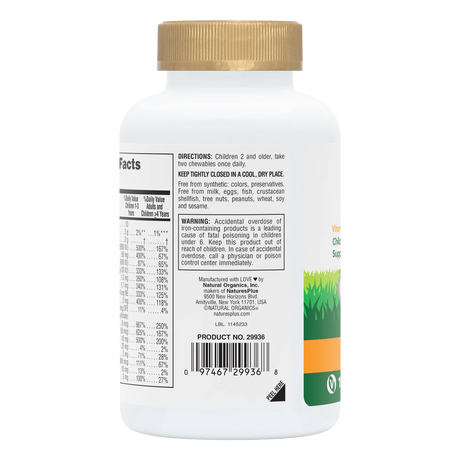 Animal Parade® GOLD Multivitamin Children's 120 Chewables - Orange