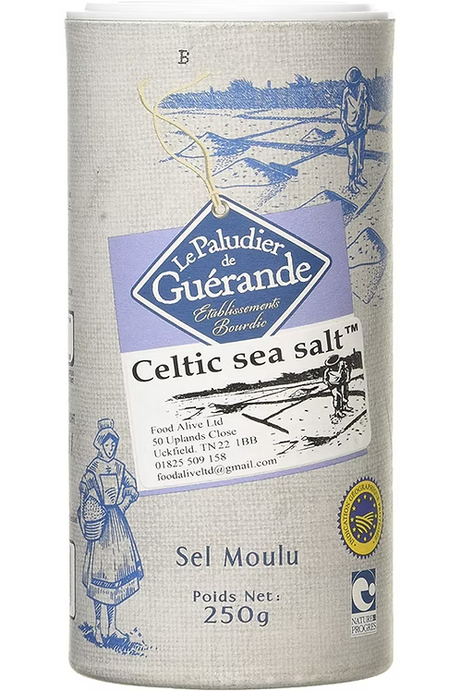 Le Paludier de Guérande Celtic sea salt (Sel Moulu), 250g.