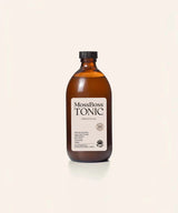MossBoss Tonic Original, 500ml glass bottle featuring Wild Irish Sea Moss, apple cider vinegar, raw honey, clementine, and ginger.