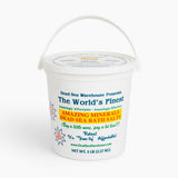 Dead Sea Warehouse 5 lb (2.27 kg) bucket of natural mineral Dead Sea bath salts.