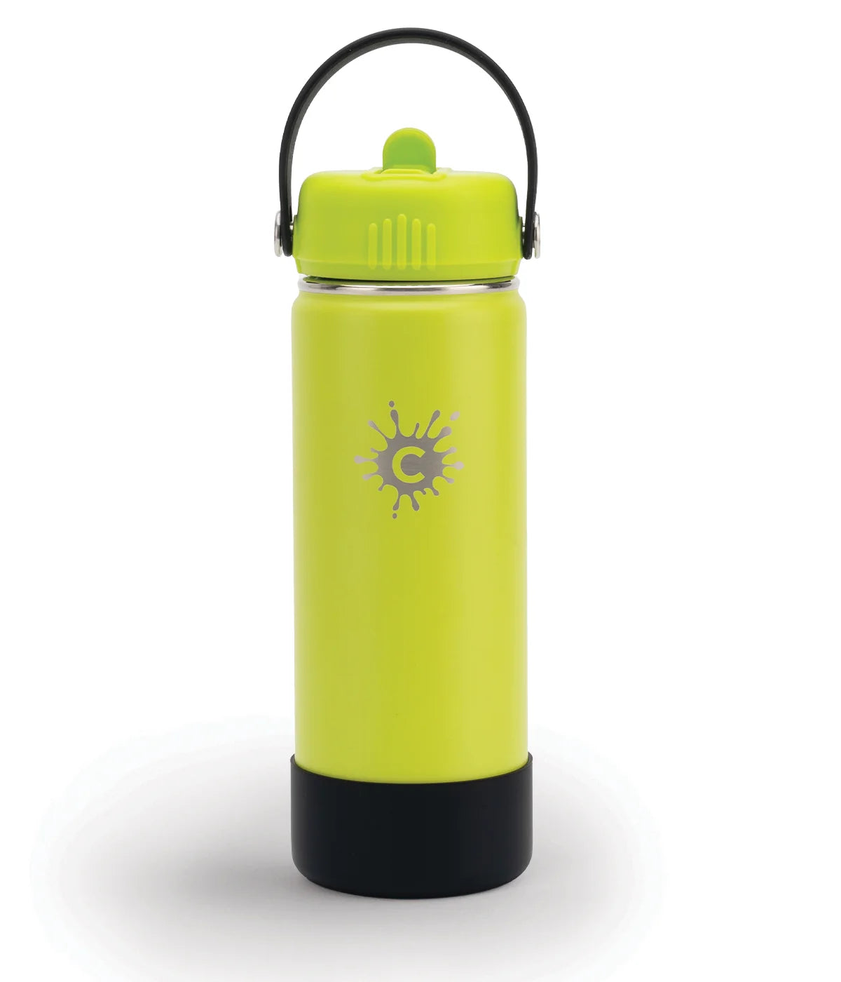 Cheeki Single Wall Adventure Bottle Lime 750ml