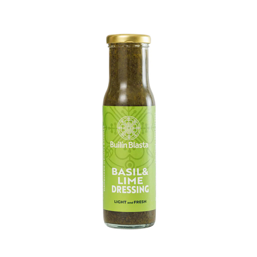 Builín Blasta Basil & Lime Dressing, a light and fresh salad dressing.