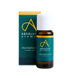 Bottle and box of Absolute Aromas Frankincense oil on a white background