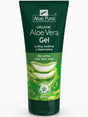 Aloe Vera gel tube with green label on a white background