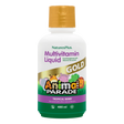 Nature's Plus Animal Parade Gold children's liquid multivitamin 473ml tropical berry flavour with Vitamin K2 and D3 for immune and bone support.