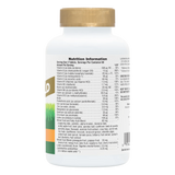NaturesPlus Animal Parade Gold 120 assorted chewable tablets nutritional information label.