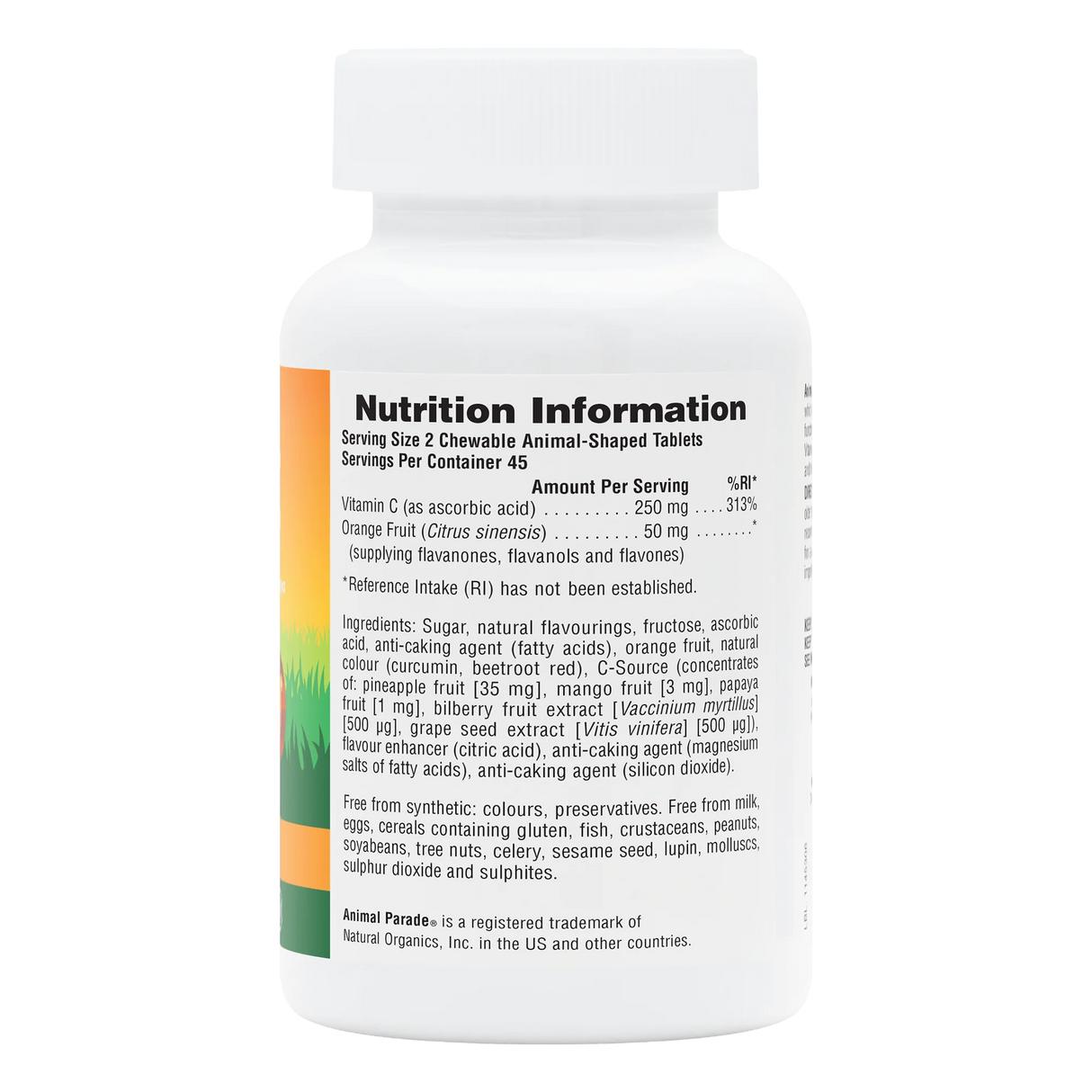 Nature’s Plus Animal Parade Vitamin C Chewables