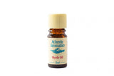 A 5ml amber glass bottle of Atlantic Aromatics Myrtle Oil with a cream label and a ribbed beige cap.