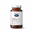 A 60-capsule amber glass jar of BioCare Methyl B Complex with methylfolate and methyl B12 for energy and nervous support, featuring a white and light purple label and silver cap, isolated on a white background.