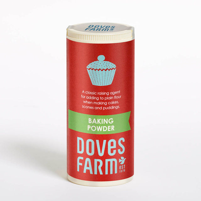 Doves Farm Baking Powder 130g canister.