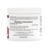 Nutrition Information label for NaturesPlus Say Yes to Dairy showing 30mg of Lactase Enzyme per tablet and French vanilla flavor ingredients.