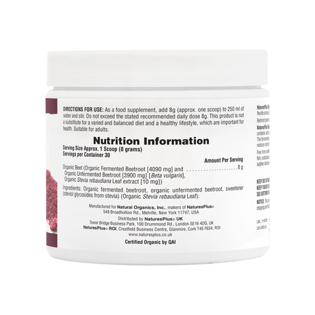 Nutrition Information label for NaturesPlus Say Yes to Dairy showing 30mg of Lactase Enzyme per tablet and French vanilla flavor ingredients.