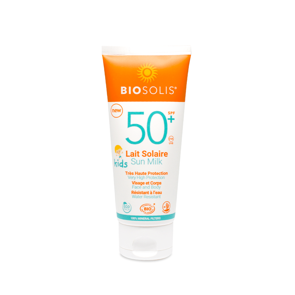 Biosolis Sun Oil Spray SPF 20, Biosolis Sun Spray SPF 50, and Biosolis Kids Sun Milk SPF 50+.