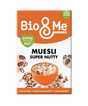 Bio and Me Super Nutty Muesli 450g gut health prebiotic breakfast cereal with 15 plant ingredients Ireland health store.