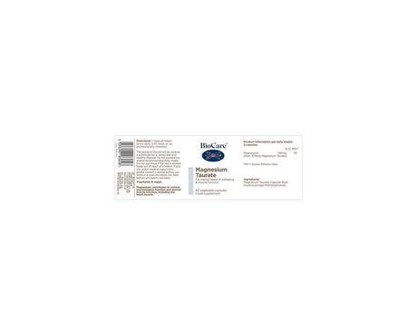 Magnesium Taurate (60cps)