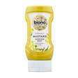 Biona Organic Medium Hot Mustard, a classic German recipe in a 320ml squeeze bottle.