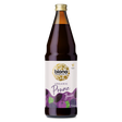Biona Organic Prune Juice, 750ml glass bottle of vegan fruit drink.