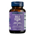 Wiley's Finest Bold Vision dietary supplement in a dark amber bottle with a blue cap.