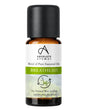 Absolute Aromas Breatheasy is a blend of pure essential oils designed as a natural way to clear and freshen the senses, packaged in an amber glass bottle with a black cap.