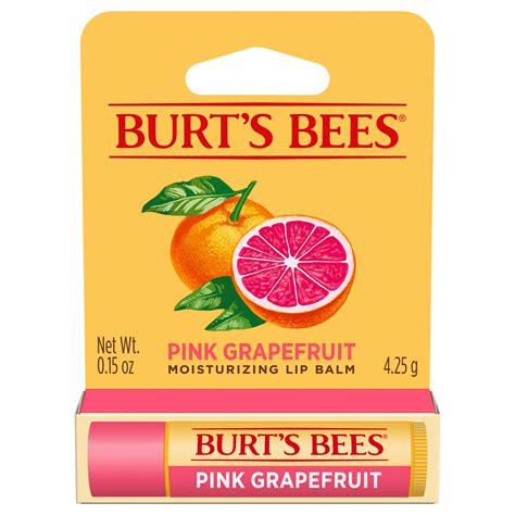 Burt's Bees - Pink Grapefruit Lip Balm Tube (4.25g)