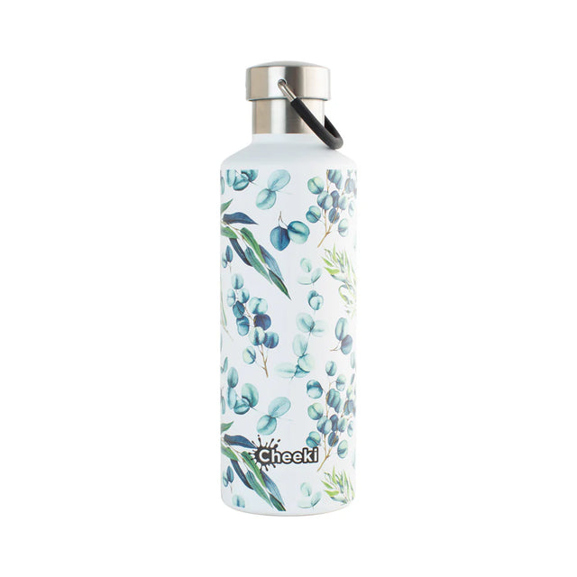 Watercolour Classic Insulated Bottle 600ml stainless steel reusable water bottle with 3D texture design Ireland wellness store.