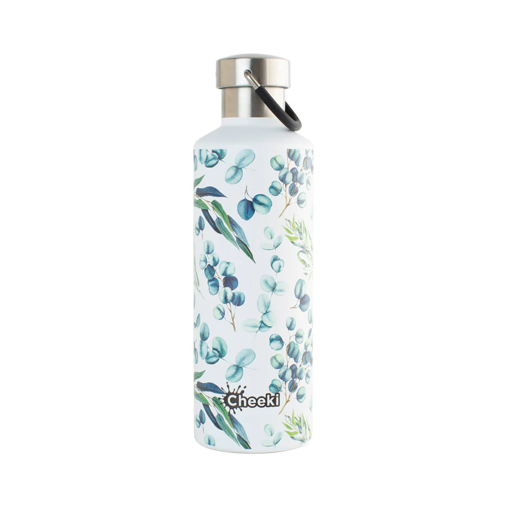 Watercolour Classic Insulated Bottle 600ml stainless steel reusable water bottle with 3D texture design Ireland wellness store.